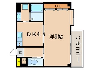 サンテラス中川の物件間取画像